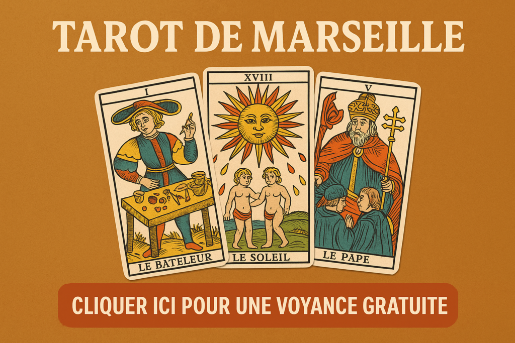 Tarot de Marseille gratuit en croix